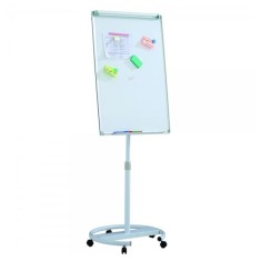 Flipchart mobil cu brate, Premium, 70x100 cm, inaltime ajustabila, clema prindere hartie (7 ani Garantie)