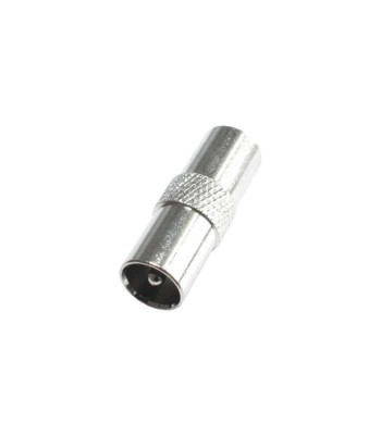Mufa tata coaxiala metal se poate infileta direct pe cablu RG6 HOME foto