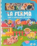 La ferma. Carte cu autocolante senzoriale