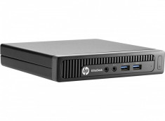 Sistem desktop HP Refurbished EliteDesk 800 G1 DM Intel Core i5-4590T 8GB DDR3 500GB HDD Windows 10 Home Black foto