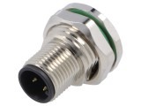 Soclu M12 3 Pini Tata IP67 250V