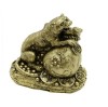 Statueta Feng Shui Tigru cu Sac de bani - 8cm,Model FS203