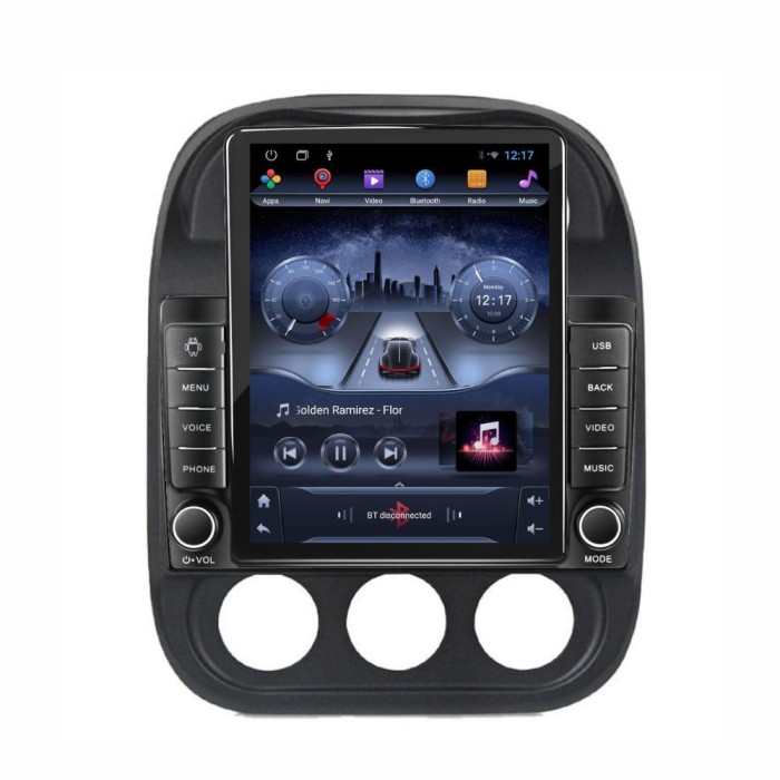 Navigatie dedicata cu Android Jeep Compass I 2011 - 2016, 2GB RAM, Radio GPS