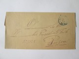 Rară! Scrisoare istorică cu ștampilă Prefectura Buzău 1879