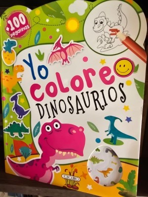 Yo colore dinosaurios (Colorez dinozaurii - carte in limba spaniola) foto