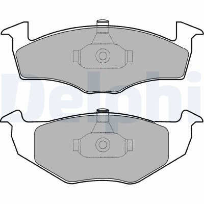 DELPHI LP1601 set placute frana,frana disc foto