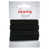 Elastic Croitorie, Bandă, Lungime 300 cm, Lățime 1,2 cm, Negru, Oem