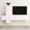 vidaXL Set dulapuri TV, 5 piese, alb, lemn prelucrat