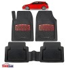 Covorase Opel Astra H Coupe TeamCar&reg;Tip Tavita Compatibile (2004-2014) Red, Cauciuc, Oem