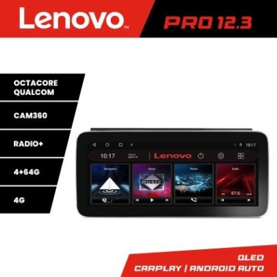 Navigatie Seat Arona Lenovo PRO 4+64 12.3 inch qled android 4G DSP gps internet 8Core CarStore Technology foto