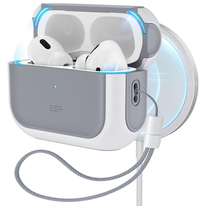 Husa Apple AirPods Pro ESR Orbit Hybrid HaloLock, alb