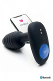 Cumpara ieftin Dop Anal KIIROO Lumen Bluetooth Control Touch-Sensitive Vibrations Silicon USB Negru