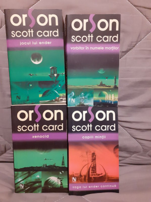 JOCUL LUI ENDER TETRALOGIE-ORSON SCOTT CARD (4 VOL) foto