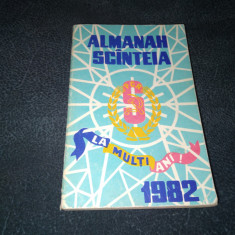 ALMANAH SCANTEIA 1982
