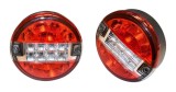 Set Lampi Spate LED Rotunde 12.5cm Camion Remorca 12V 24V Breckner Germany