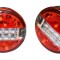 Set lampi spate LED rotunde camion remorca 12,5 cm 12V 24V