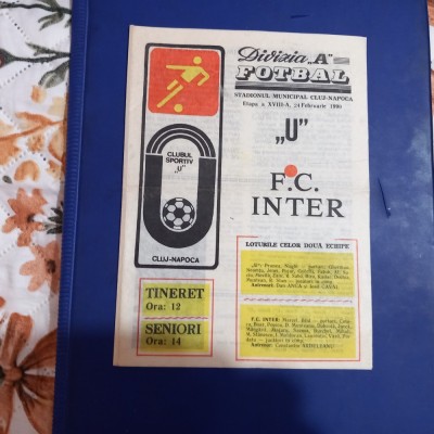 program U Cluj - FC Inter Sibiu foto