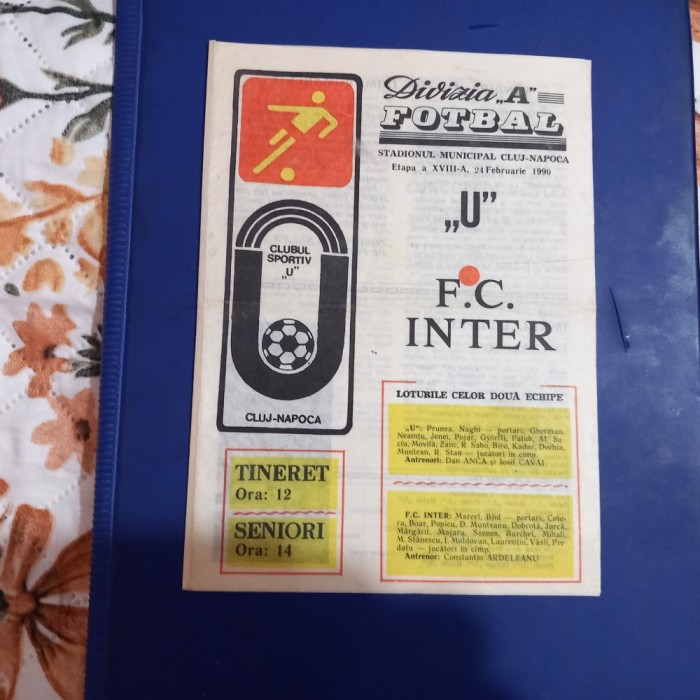 program U Cluj - FC Inter Sibiu