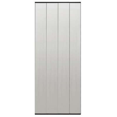 Paravan antiinsecte cu perdea plasă neagră 100x220 cm poliester foto