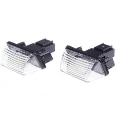 Lampi numar LED Peugeot 206, 207, 306, 307, 308, 406, 407, 5008, Partner, 2 buc