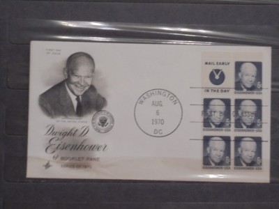 FDC S.U.A. - DWIGHT D. EISENHOWER - 1970 WASHINGTON DC - NECIRCULAT foto