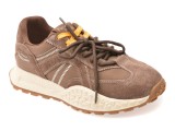 Cumpara ieftin Pantofi sport FLAVIA PASSINI maro, 6677, din material textil si piele naturala