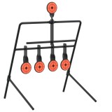 vidaXL Țintă care se resetează Negru 40 x 34 x 53 cm Oțel
