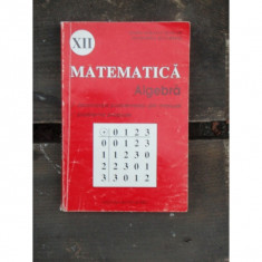 MATEMATICA ALGEBRA CLS. XII-A. foto