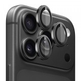 Folie de protectie Camera Spate Lito S+ pentru Apple iPhone 18 Pro / 18 Pro Max, Sticla Securizata, Neagra