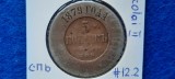 RUSIA 5 KOPEICI COPEICI 1879 NIKOLAI II