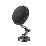 Suport auto pentru apple, 360&Acirc;&deg; rotation, led ambient light, magnetic grip - black