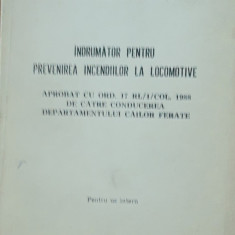 INDRUMATOR PENTRU PREVENIREA INCENDIILOR LA LOCOMOTIVE