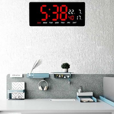 Ceas cu Led Rosu-Alb JH-3604 / Alarma, Calendar, Temperatura foto