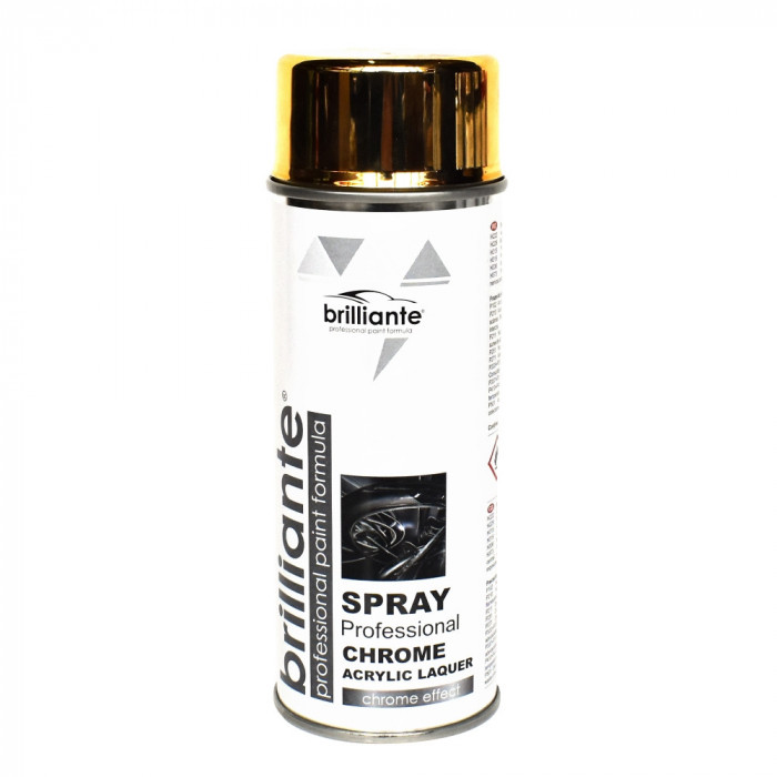 Spray Vopsea Crom Brilliante, Auriu, 400ml