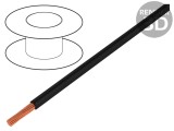 Cablu PVC Cu 2,5mm&sup2; Negru 50m