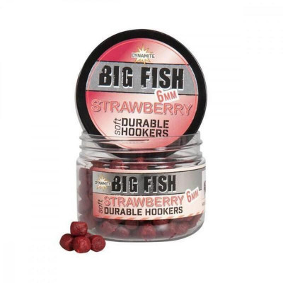 Dynamite Baits Durable Hookers Strawberry 6 mm foto