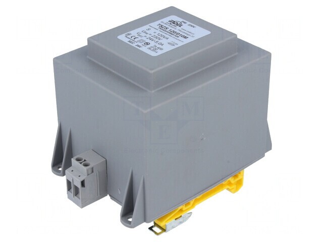 Transformator &icirc;ncapsulat 120VA 230VAC 24V 5A pentru șină DIN