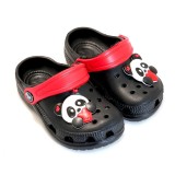 Papuci/saboti, clogs, pentru copii, spuma EVA, negru si rosu, marimea 26, Jose Amorales