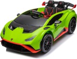 Masinuta electrica pentru copii Lamborghini Huracan STO 12V 80W Premium, verde