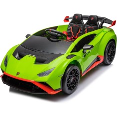 Masinuta electrica pentru copii Lamborghini Huracan STO 12V 80W Premium, verde