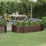 vidaXL Strat &icirc;nălțat grădină 175x100x36 cm oțel galvanizat