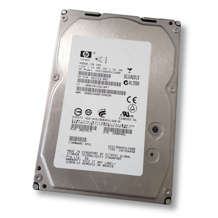 Hard disk server HP 450GB 15K 3.5&#039;&#039; SAS 581316-002