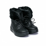Cumpara ieftin Cizme Fete Bibi Urban Boots Black cu Siret Imblanite 33 EU
