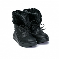 Cizme Fete Bibi Urban Boots Black cu Siret Imblanite 32 EU