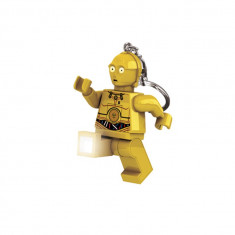 Breloc cu lanterna C 3PO Star Wars LEGO 2 leduri foto