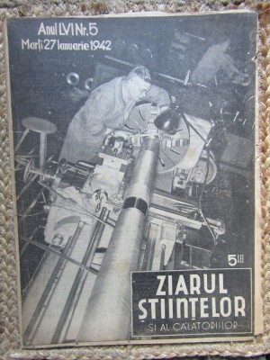 Ziarul Ştiinţelor şi al Călătoriilor nr.5/1942 foto