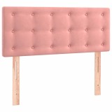 Cumpara ieftin Tablie de pat, roz, 80x5x78/88 cm, catifea