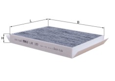 MAHLE LAK 189 Filtru, aer habitaclu