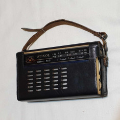 Radio portabil SOKOL model 403 cu sigla OLIMPIADA 1980 - obiect de colectie