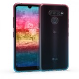 Husa pentru LG Q60, Silicon, Roz, 50500.01, Carcasa, Kwmobile